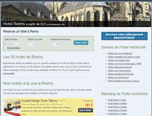 Tablet Screenshot of hotelareims.com